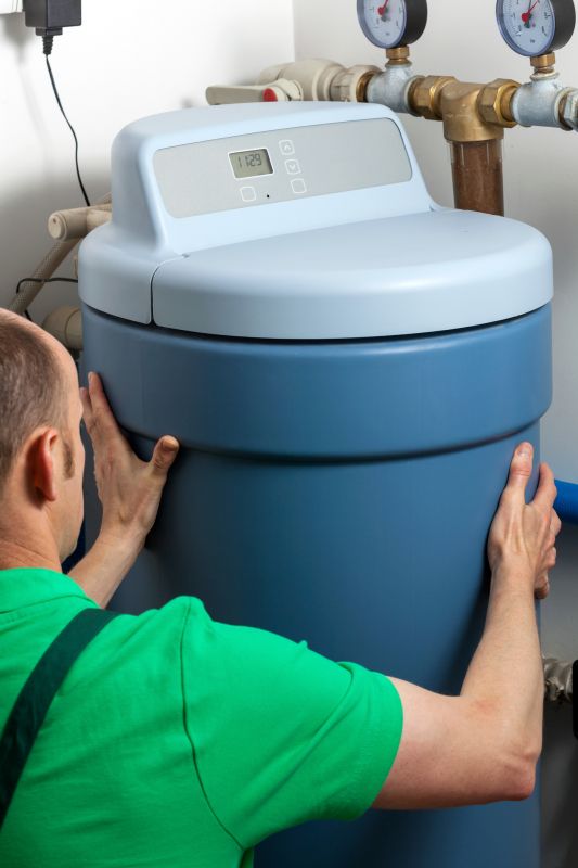 Water Softener Setup in Action